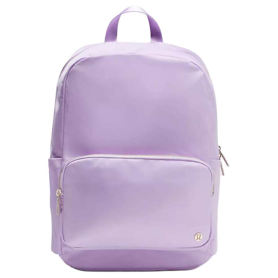 Lululemon Everywhere Nylon Backpack Regular Unisex Frost Rock Purple & Ocean Air Blue & Gold
