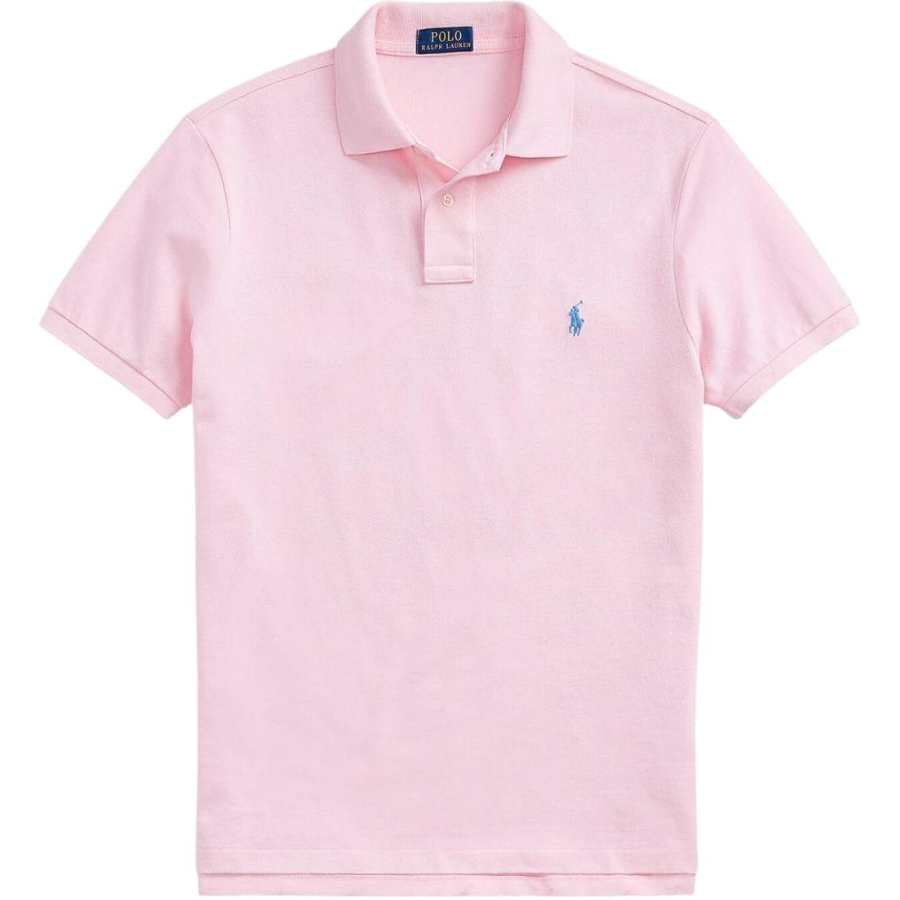 Polo Ralph Lauren Logo Embroidered Straight Hem Polo Shirt