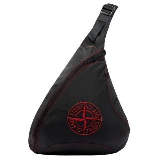 STONE ISLAND Nylon One Shoulder Sling Bag Regular Men's Black