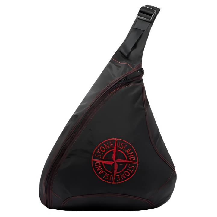 STONE ISLAND STONE ISLAND Nylon One Shoulder Sling Bag Regular Men's Black