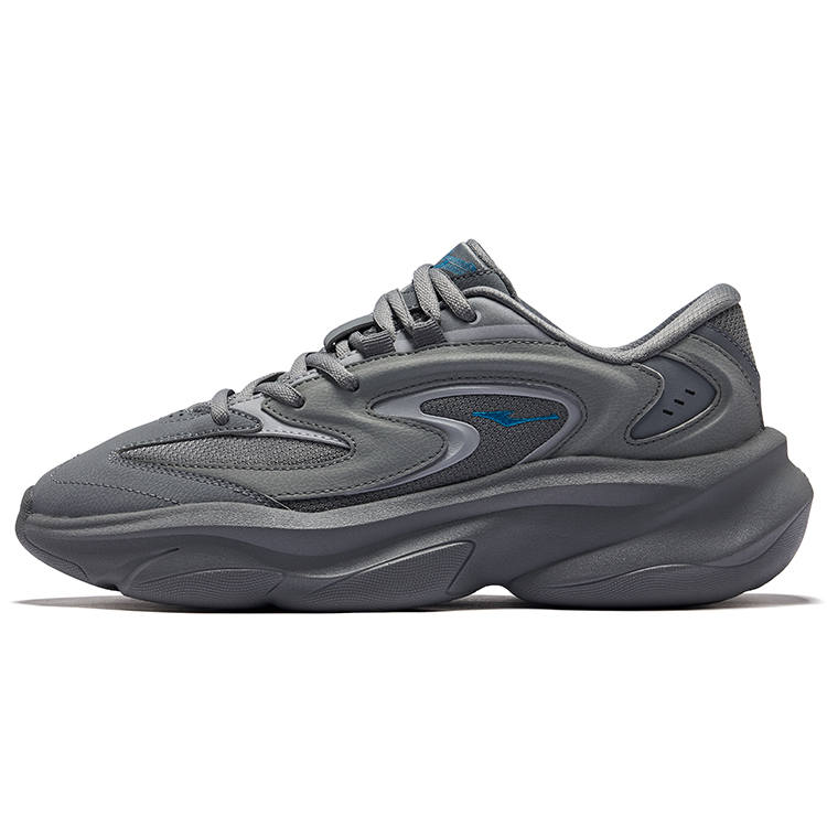 Erke Xiyou 2 Low top Casual Shoes Men's Steel Gray Deep Cool Gray