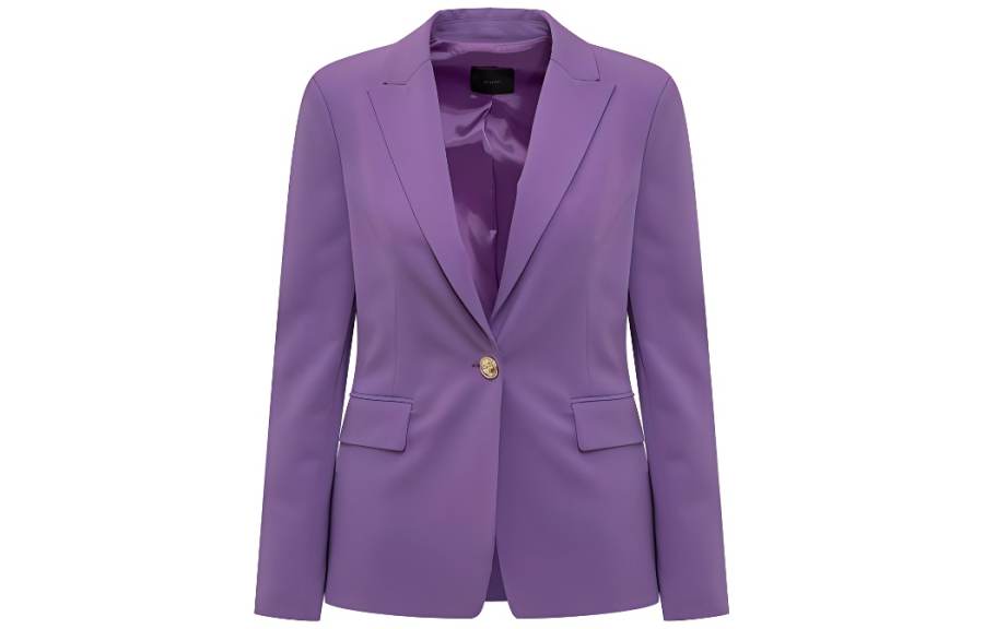 PINKO SS23 Business Suit Coat Women's Purple