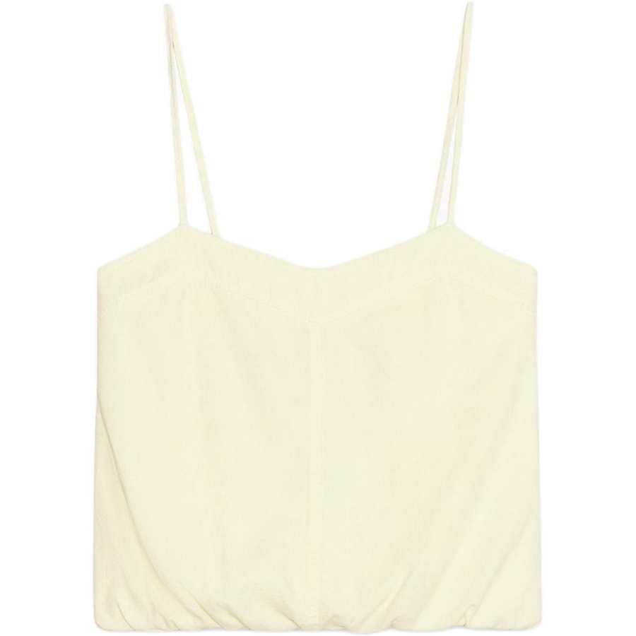 ZARA Camisoles Women's Yellow V Neck Moderate Other