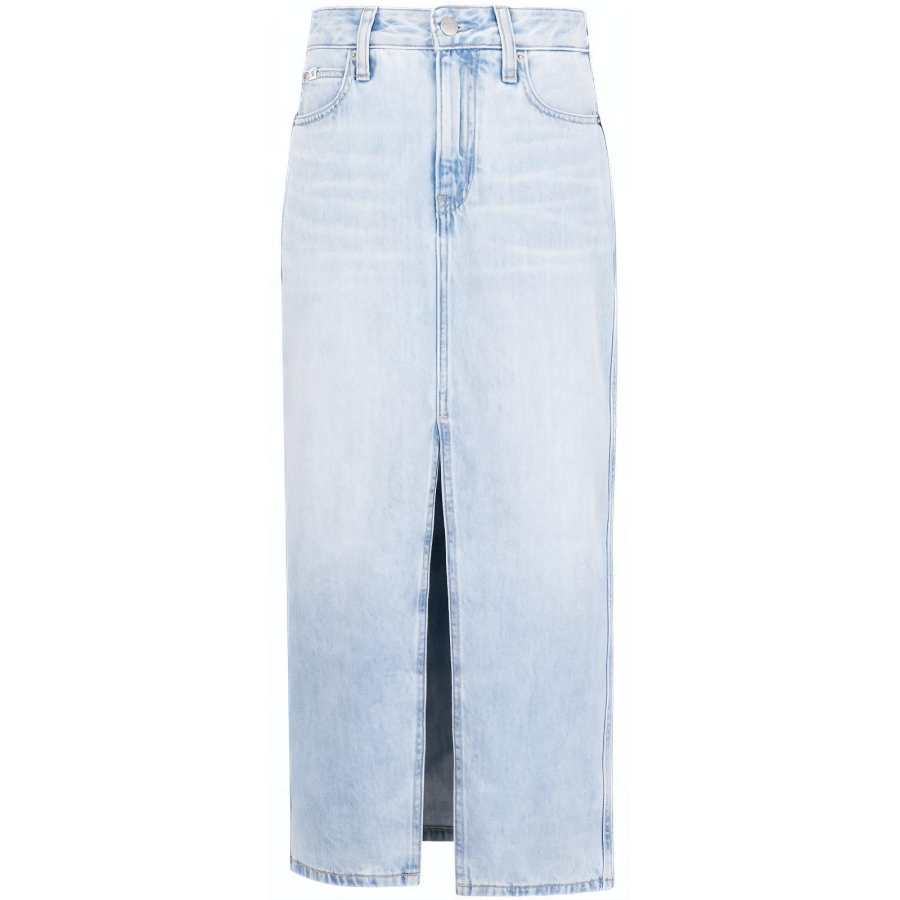 CALVIN KLEIN Denim Long Skirt Women's