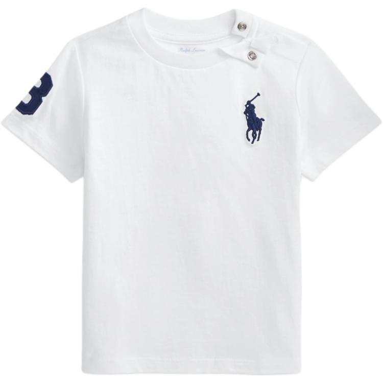 Polo Ralph Lauren T Shirt White Infant And Toddler