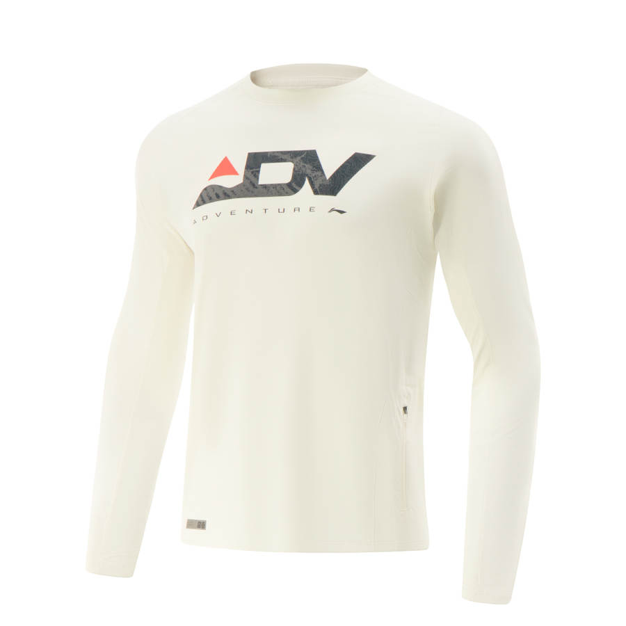 Li-Ning Li Ning Running Collection T Shirt Men's Ecru