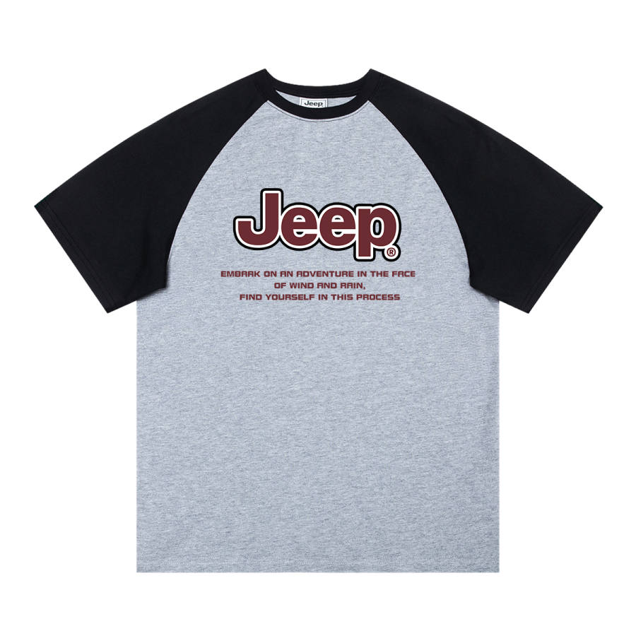 Jeep Grade School T Shirts Crew Neck Moderate