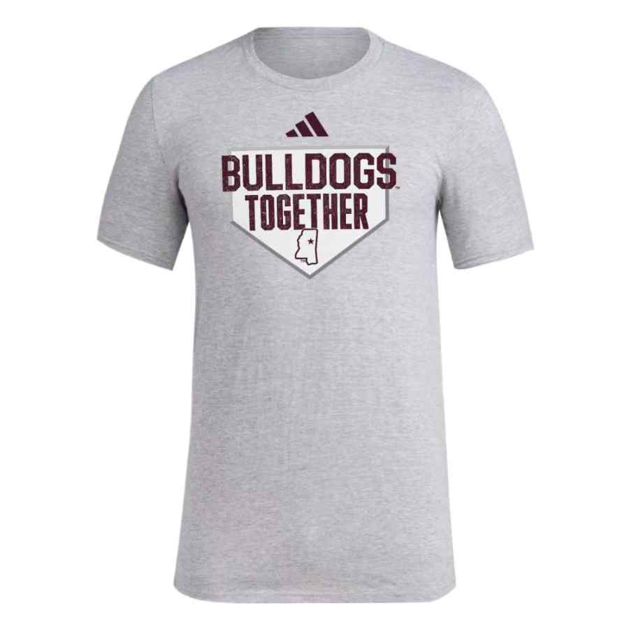 Adidas Adidas Free Shipping With AdiClub Mississippi State Bulldogs Dugout Postseason Tee