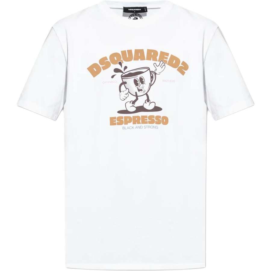 DSQUARED 2 Dsquared2 Logo Printed Crewneck T Shirt
