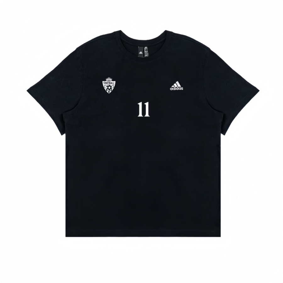 Adidas Adidas T Shirts Unisex Black Crew Neck Moderate Straight Fit