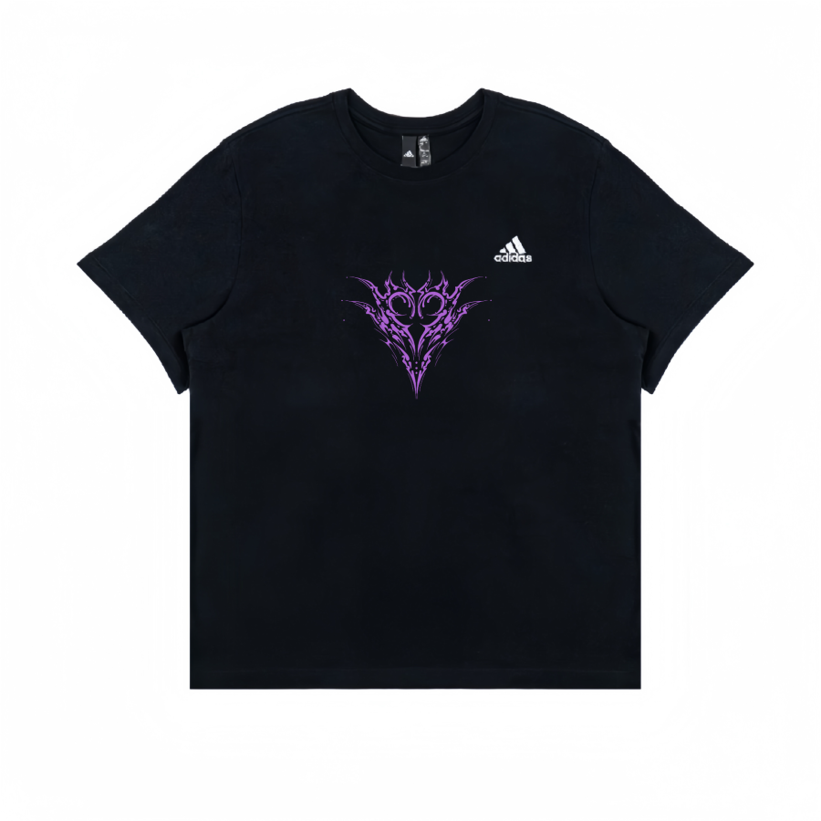 Adidas Adidas T Shirts Unisex Black Crew Neck Straight Fit