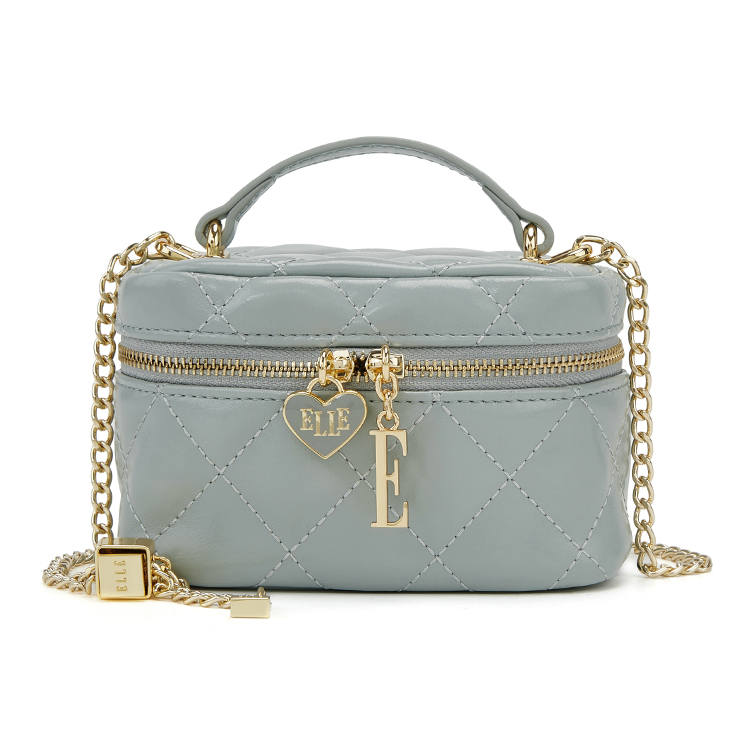 ELLE ELLE Cow Split Leather Handbag Regular Women's Multicolor
