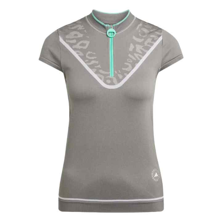 Adidas Adidas Truenature Golf short-sleeve zip-neck top