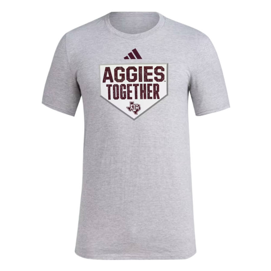 Adidas Adidas Free Shipping With AdiClub Texas A&M Aggies Dugout Postseason Tee