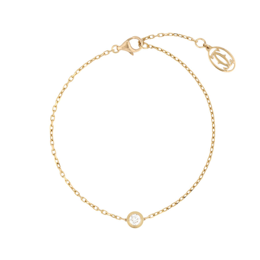CARTIER Single Rhinestone Bracelets Women's