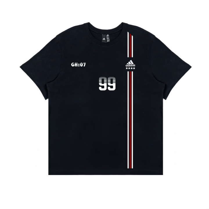Adidas Adidas T Shirts Unisex Black Crew Neck Moderate Straight Fit