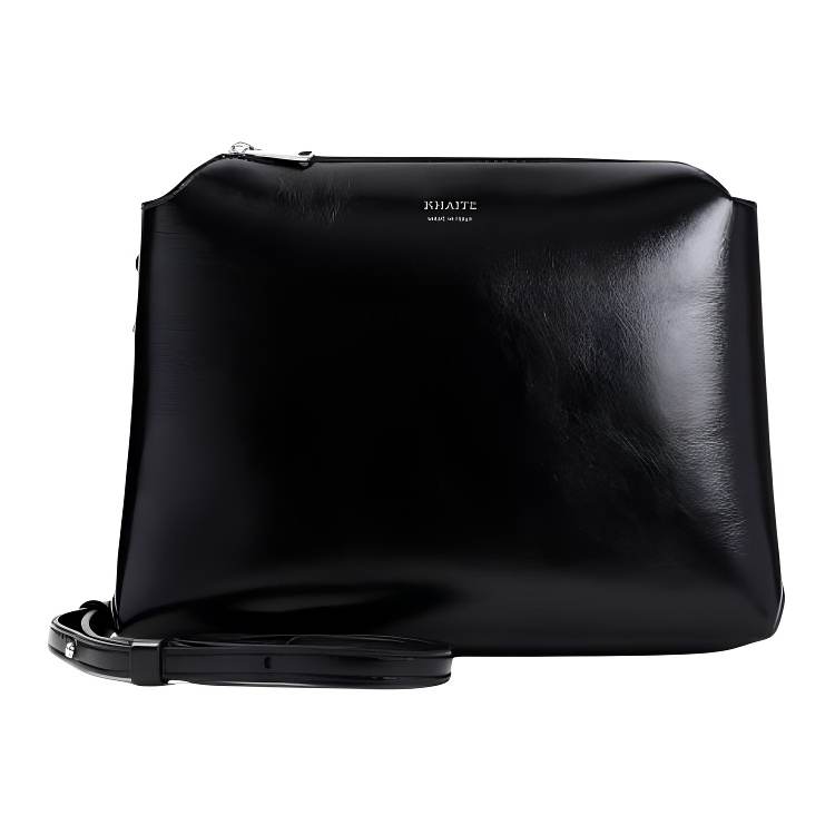 KHAITE Calfskin Crossbody Bag, Shoulder Bag Women's Black