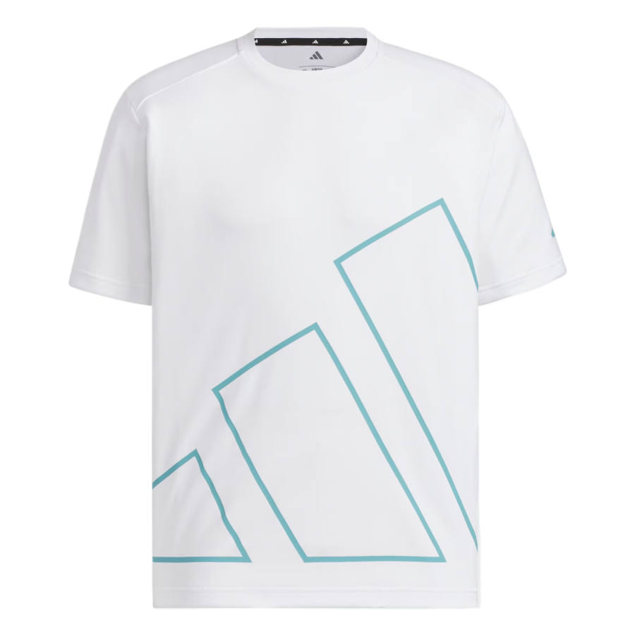Adidas Adidas T Shirts Men's White Crew Neck Moderate