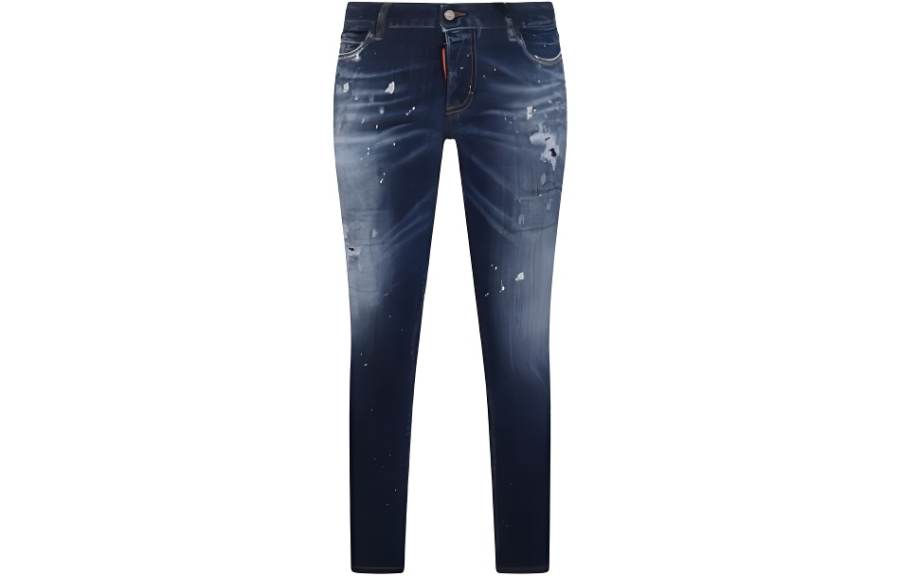 DSQUARED 2 Dsquared2 Paint Splatter Distressed Skinny Jeans