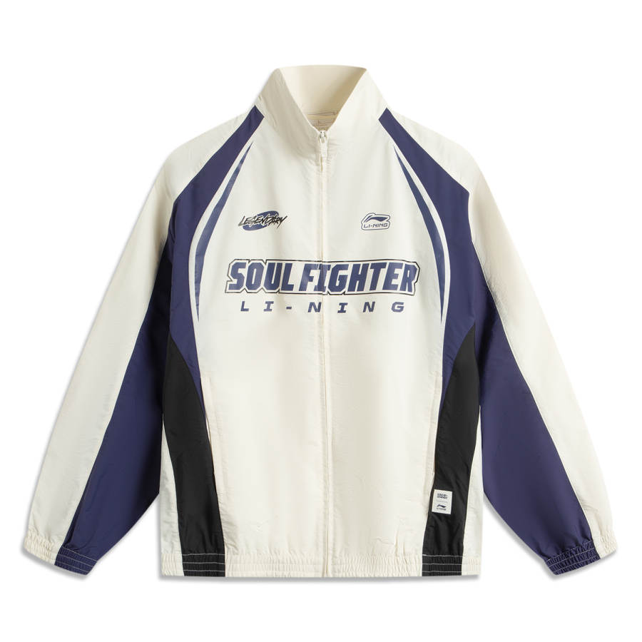 Li-Ning Li Ning x LEAGUE OF LEGENDS Trench Coat Unisex Ivory/Deep Twilight Blue/Black