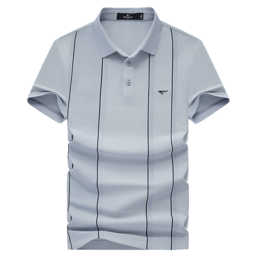 SEPTWOLVES Polo Shirts Unisex Polo Collar Moderate Straight Fit