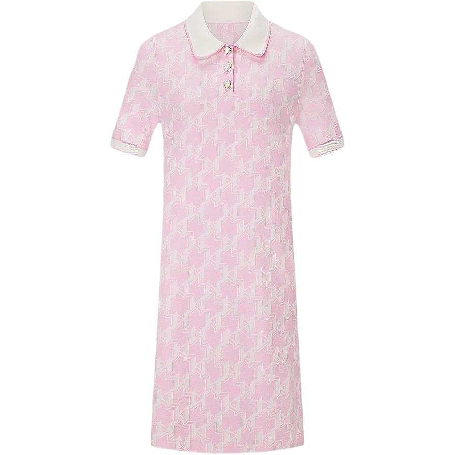 KARL LAGERFELD / Karl Lagerfeld Jeans Short Sleeved Dress Women's Pink