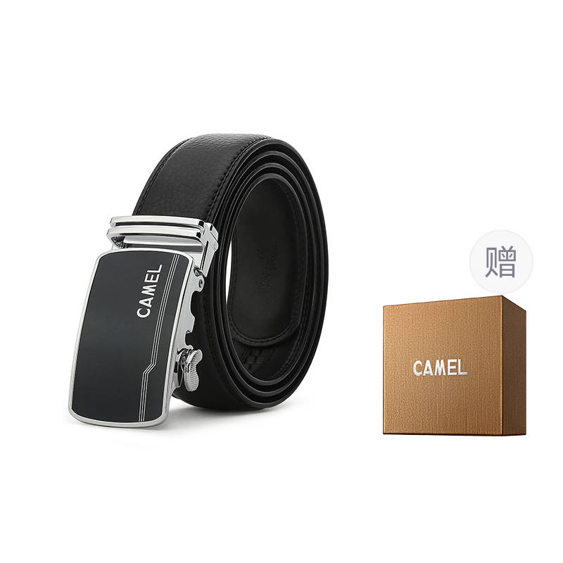 CAMEL CAMEL Cow Leather Belts Men's 3.4cm