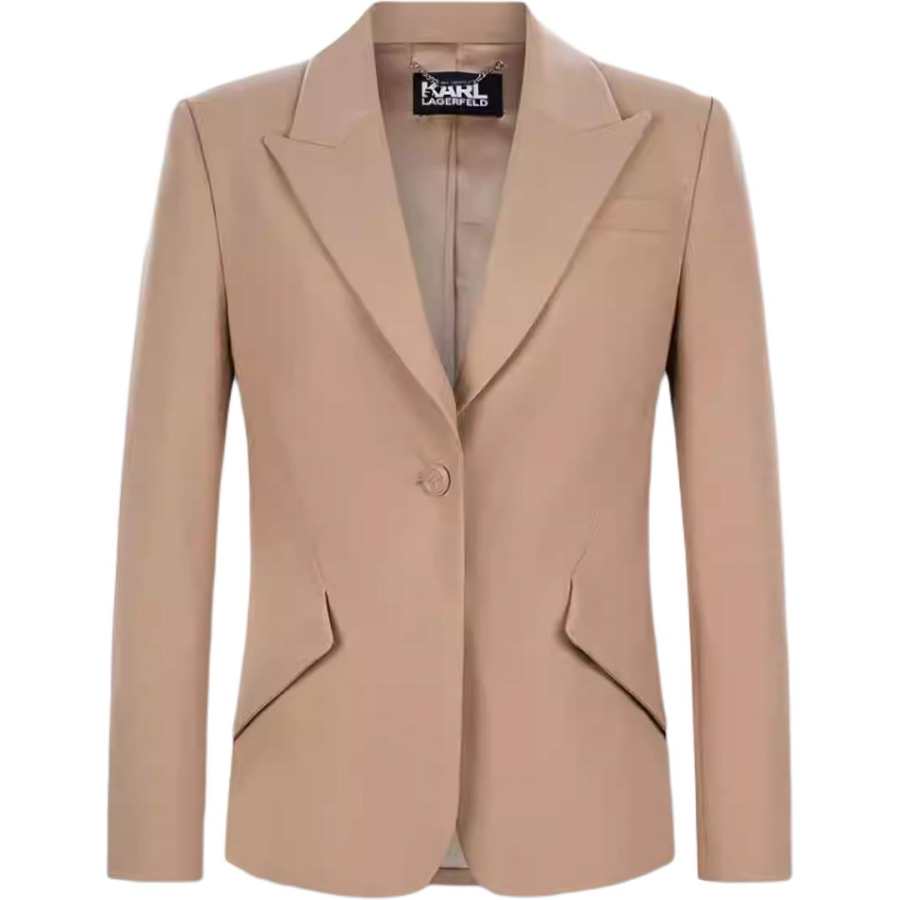 KARL LAGERFELD / Karl Lagerfeld Jeans Business Suit Coat Women's Camel