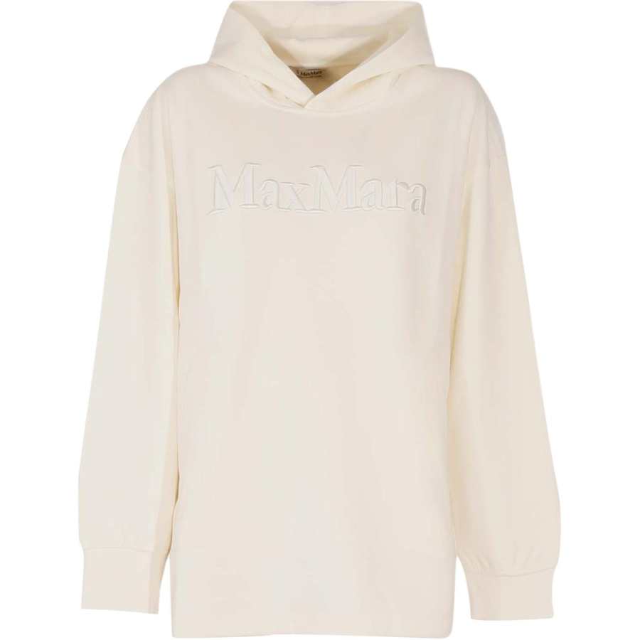 'S MAX MARA Visiera Logo Embroidered Hoodie