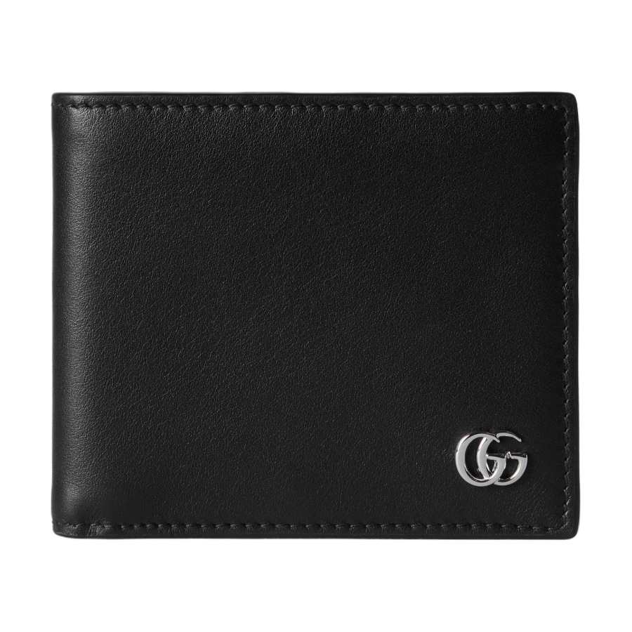 GUCCI GG Marmont Leather Wallet Regular Men's Black