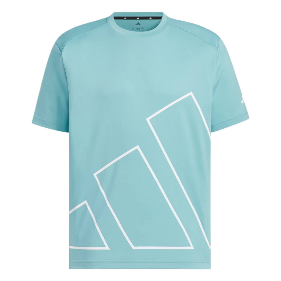 Adidas Adidas T Shirts Men's Blue Crew Neck Moderate