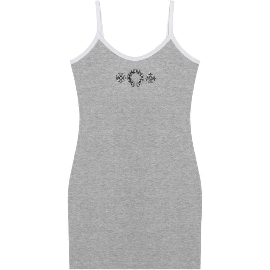 Chrome Hearts Slip Dress Women's Gray