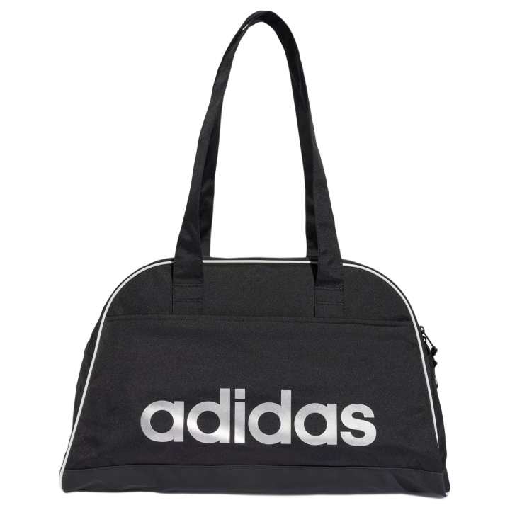 Adidas Adidas Polyester Handbag Unisex Black & Silver Metallic