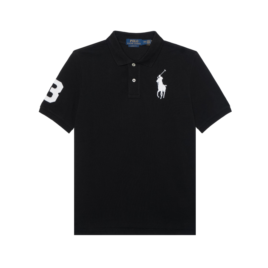 Polo Ralph Lauren Big Pony T Shirt SS25 Black Kids'