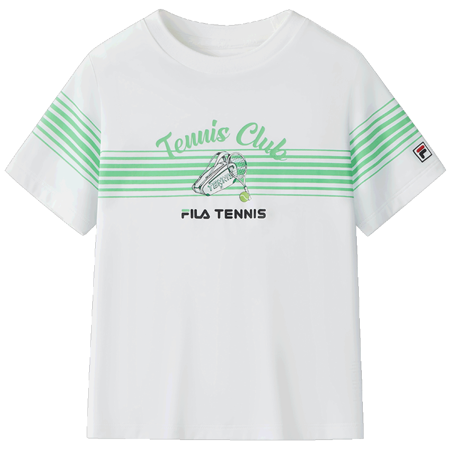 FILA KIDS T Shirt Jade White Children Aged 3 7 Years Old