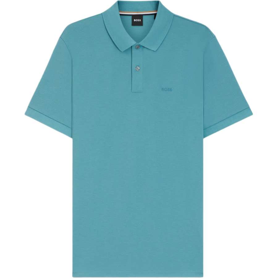 Hugo Boss logo-embroidered polo shirt