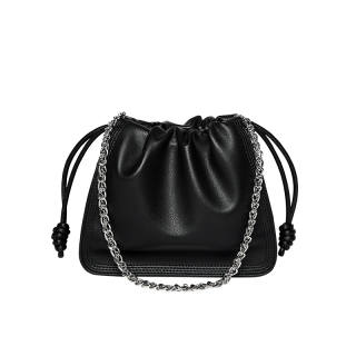 NALANDU Cow Leather Chain Bag, Shoulder Bag, Cloud Bag, Shoulder Bag Women's Milk Tea/Napu Apricot/Black