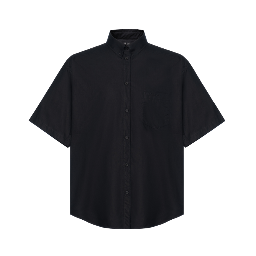 Balenciaga Shirt Loose Fit Men's Black
