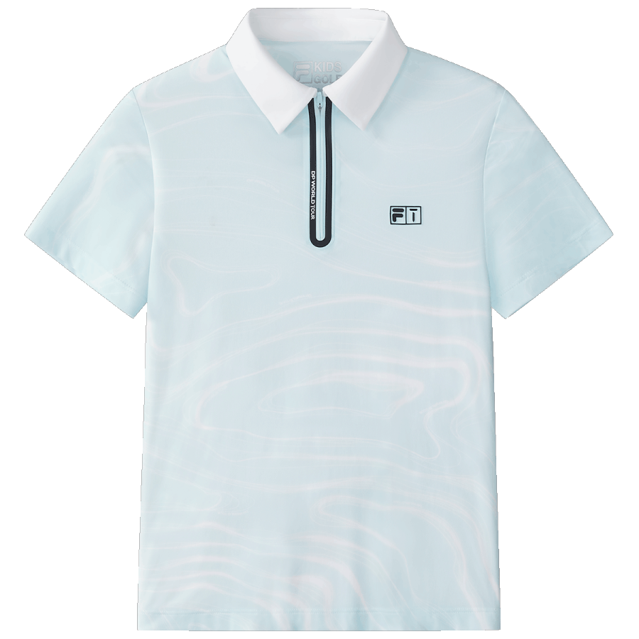 FILA KIDS Polo Shirt All Over Print Teenagers