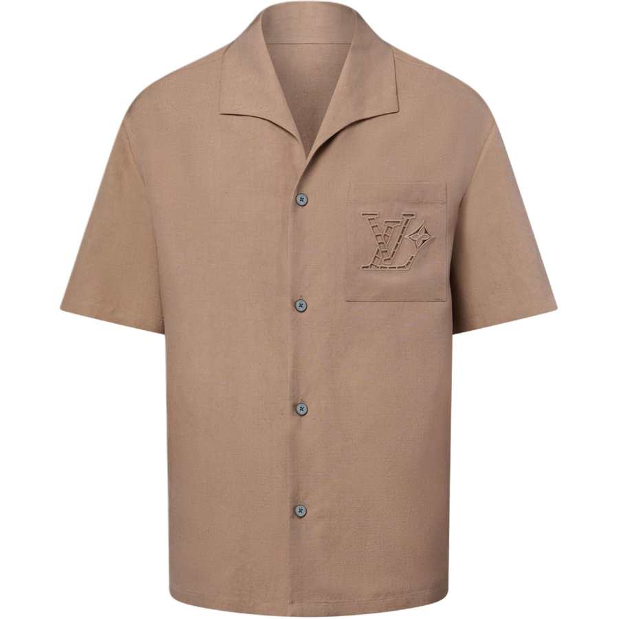 LOUIS VUITTON SS25 Shirt Men's Umber