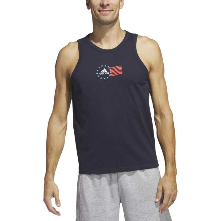 Adidas Adidas Tank Top Men's Marine Blue