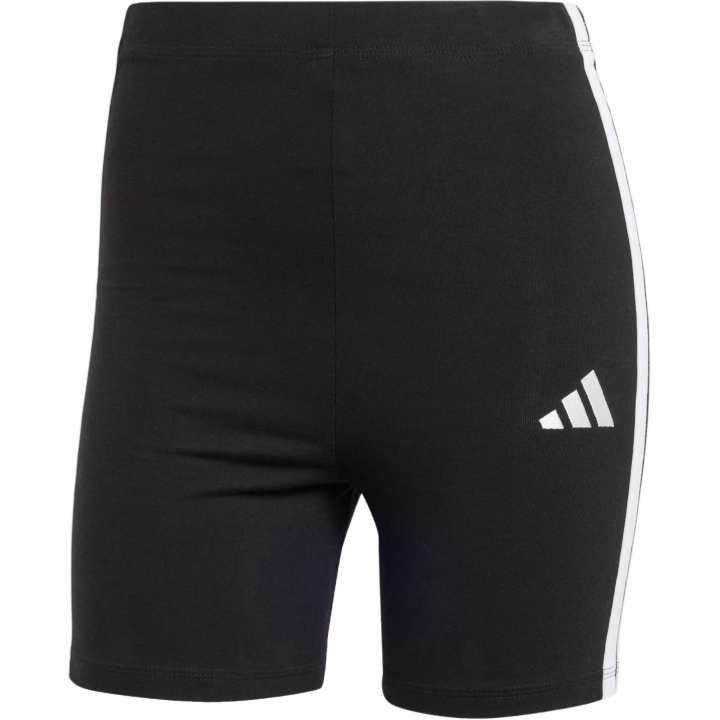 Adidas Adidas Women's Essentials 3 Stripes High Waisted Biker Shorts Black/White