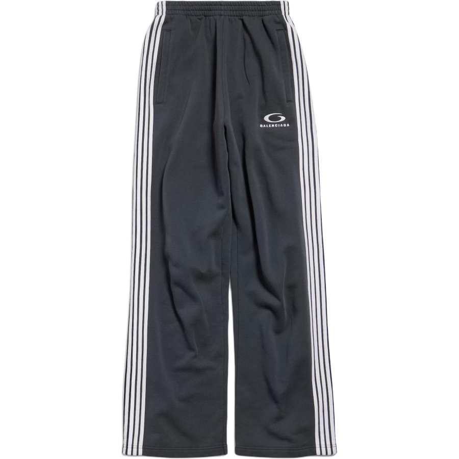 Balenciaga embroidered-striped track pants