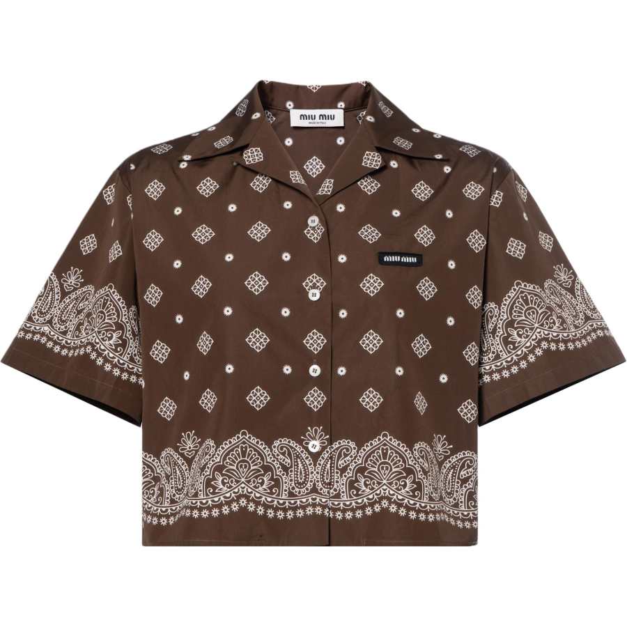 MIU MIU SS25 Shirt Women's Brown