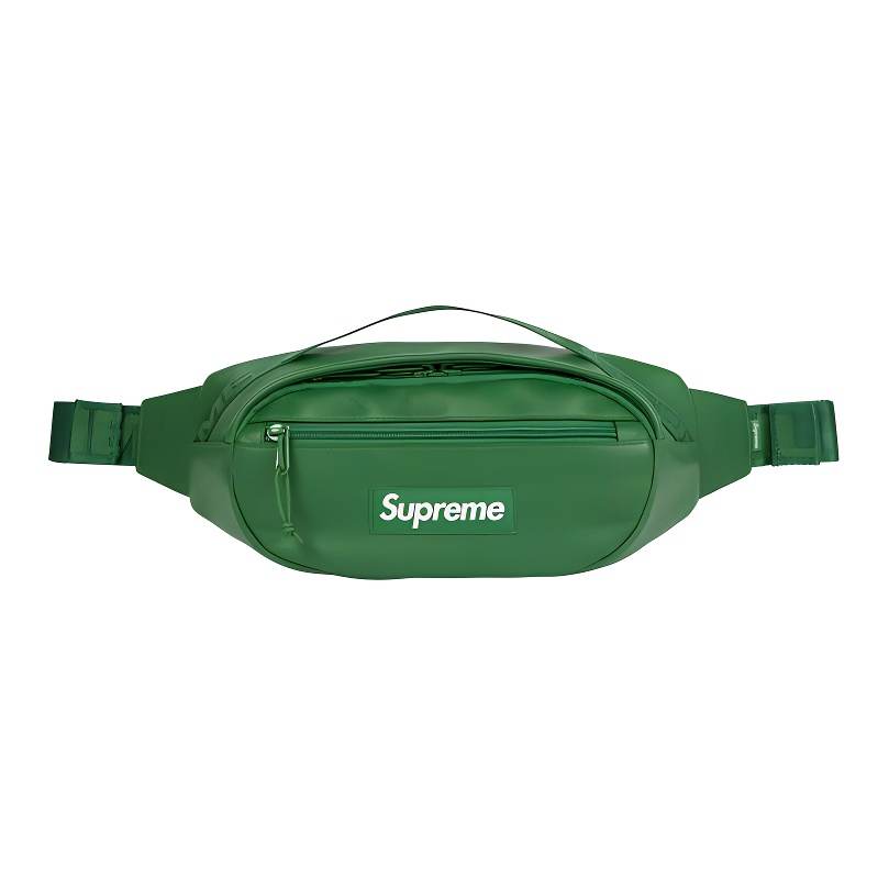 Supreme Supreme Cow Leather Crossbody Bag, Sling Bag, Fanny Pack Unisex Green