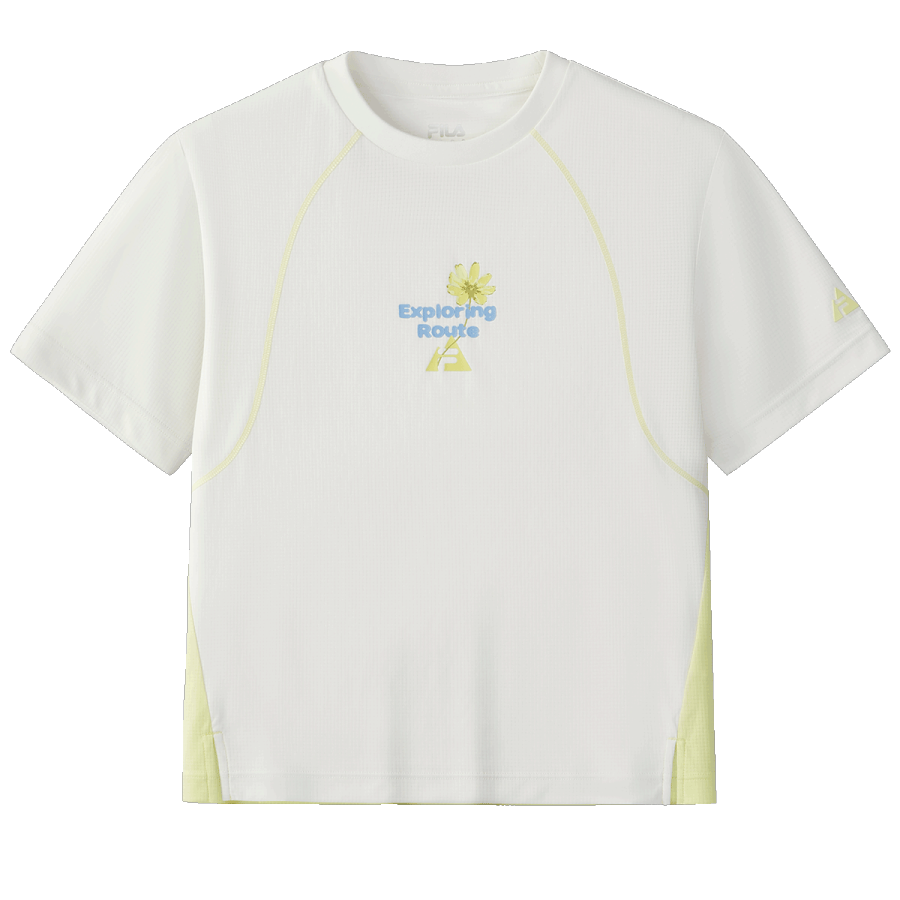FILA KIDS T Shirt Milk Mist White Teenagers