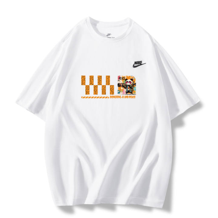 Nike Nike T Shirts Unisex White Crew Neck Moderate Straight Fit