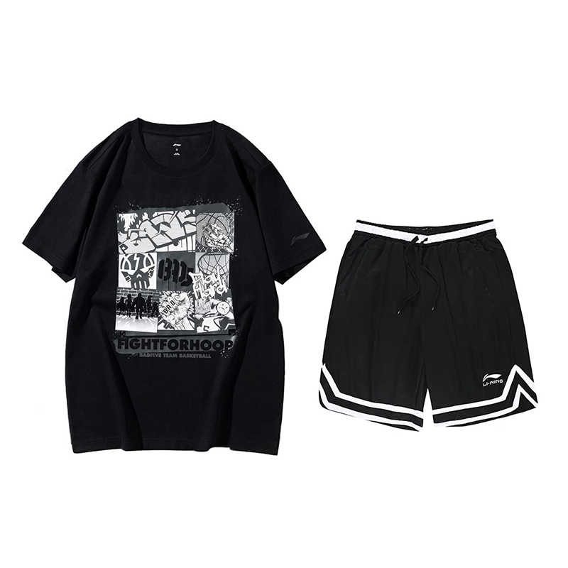 Li-Ning Li Ning Casual Sportswear Unisex Black