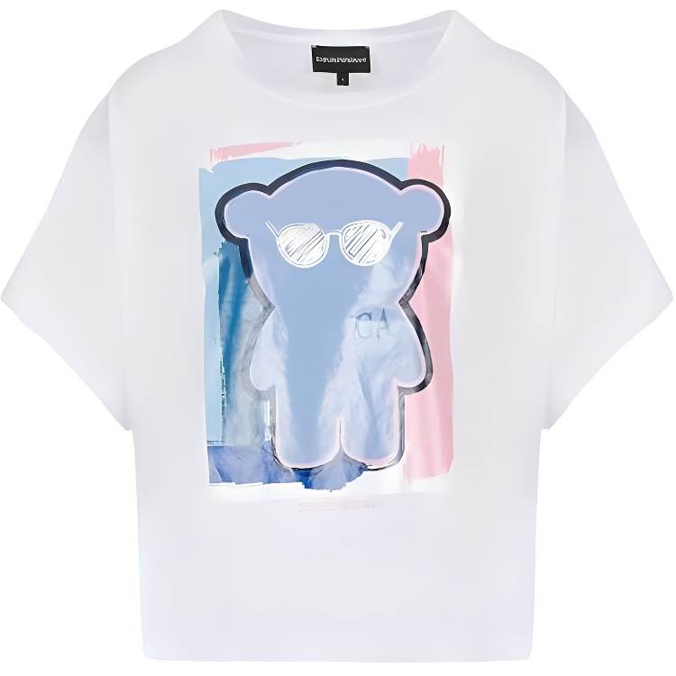 EMPORIO ARMANI Crop Top Women's White