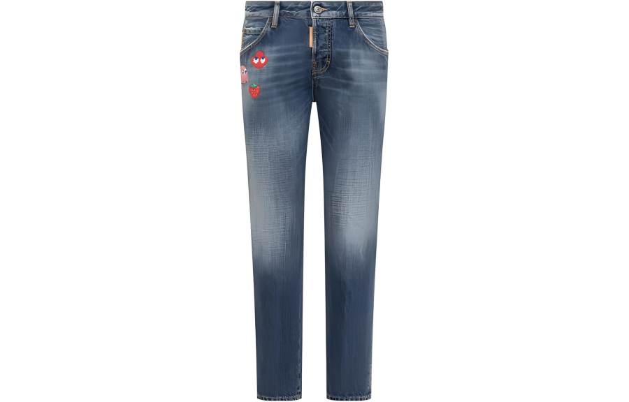 DSQUARED 2 Dsquared2 PAC Man Patch Detailed Jeans